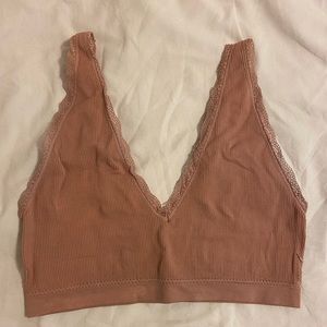 pinkish//coral color bralette